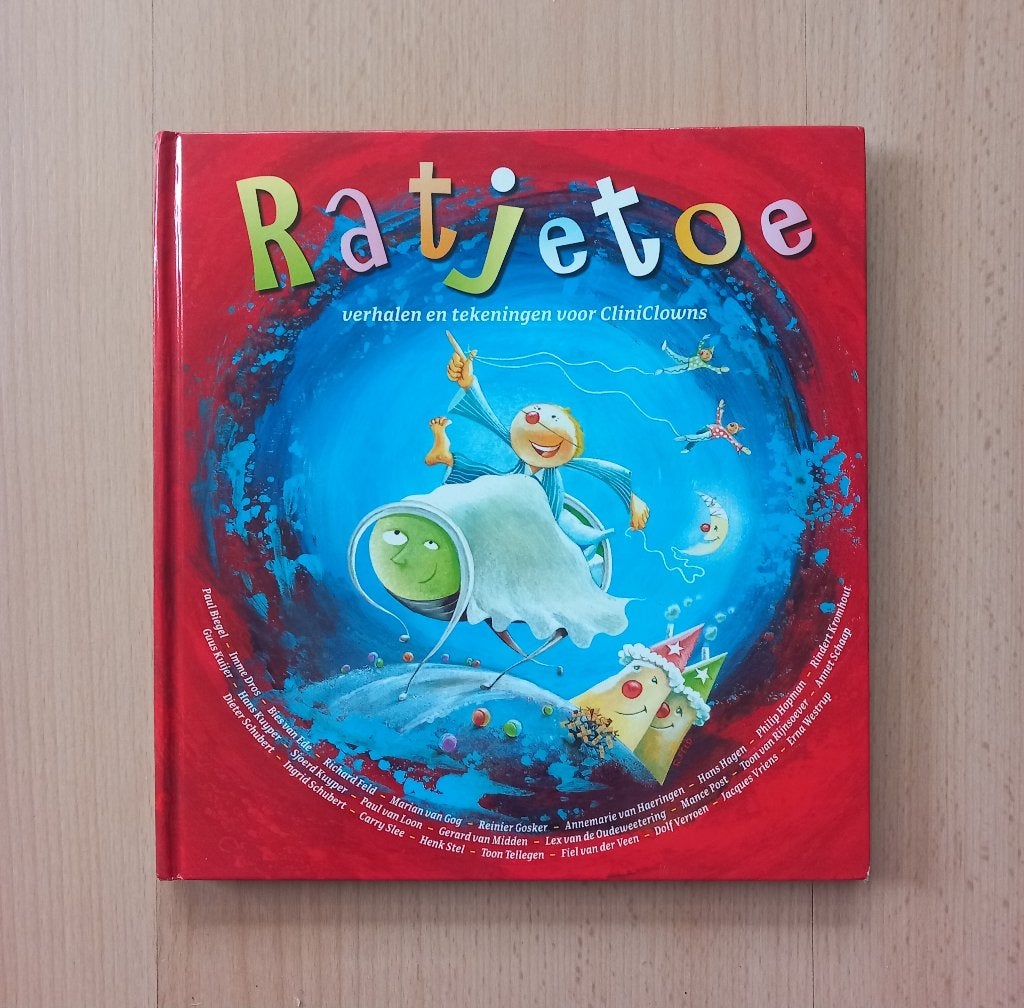 * Boek Ratjetoe CliniClowns kinderboek verhalen, Ophalen, Zo goed als nieuw, Diverse auteurs, Fictie
