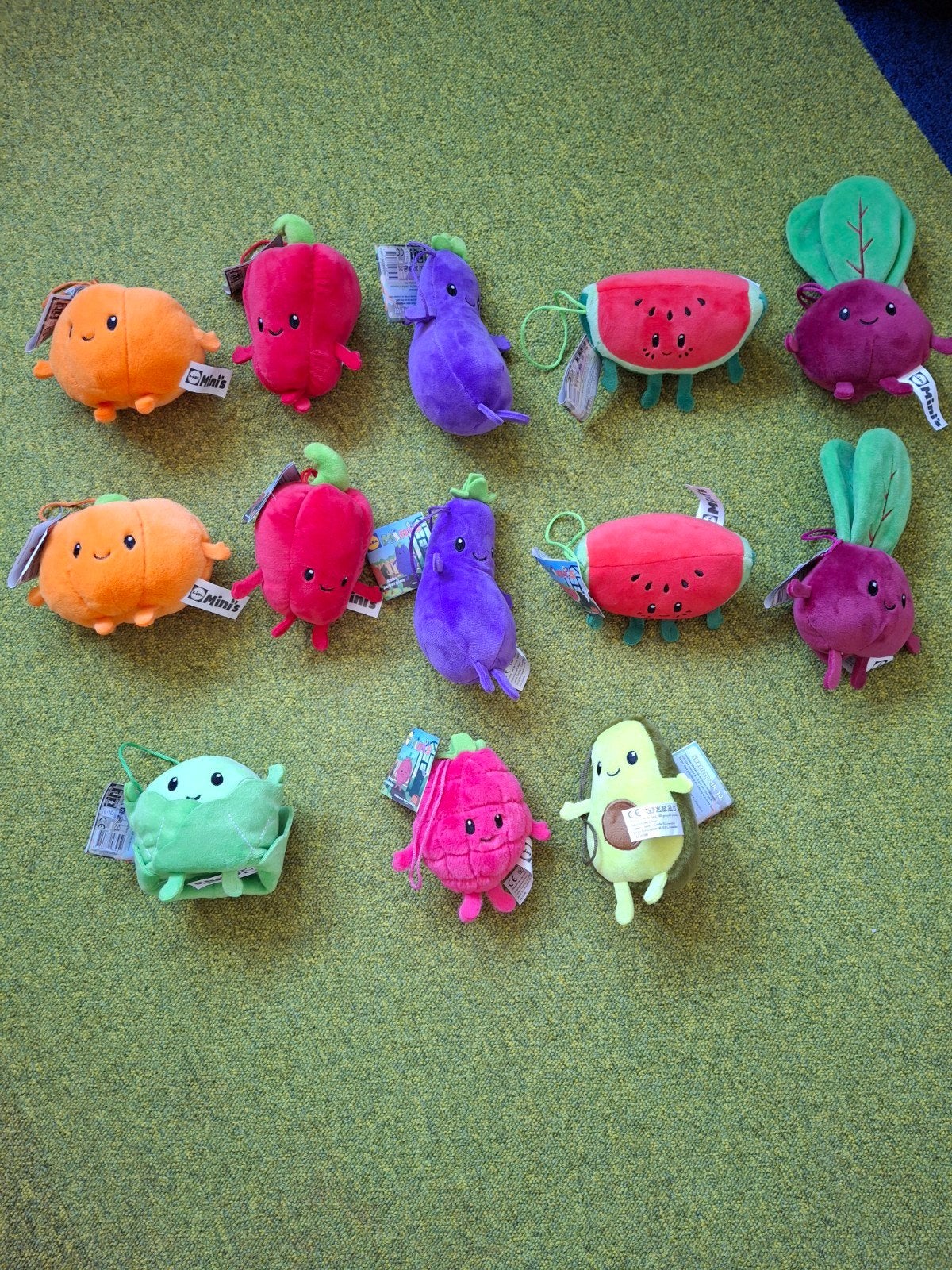 Diverse knuffels uit de collectie Lidl Mini's, Overige karakters, Overige typen, Nieuw, Met label