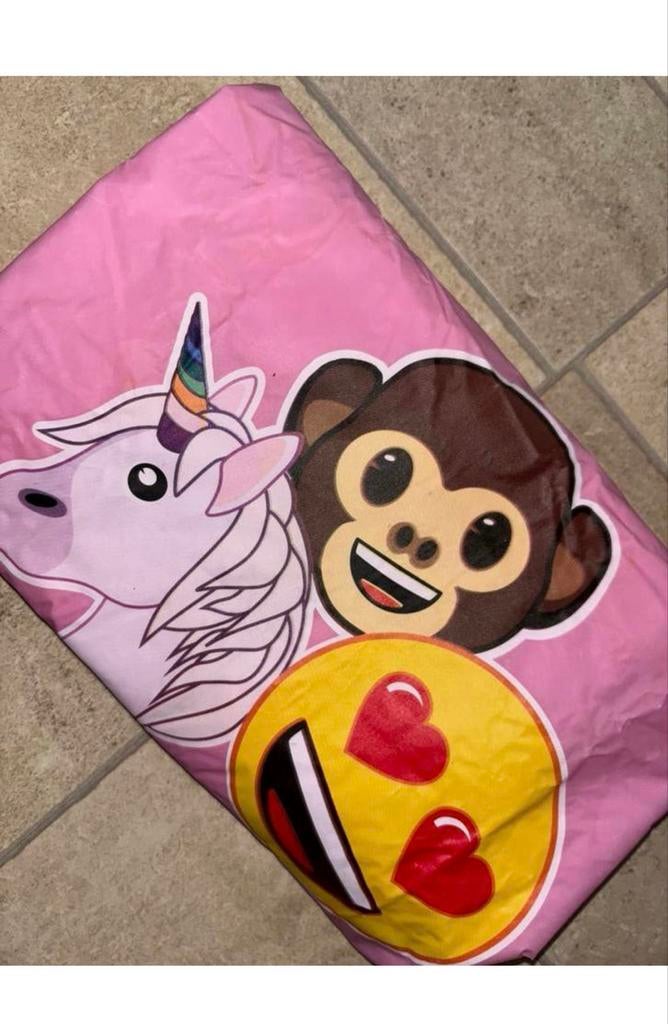Roze Regencape Emoji Maat 116-122, Kinderen en Baby's, Kinderkleding | Maat 116, Ophalen of Verzenden, Meisje, Overige typen