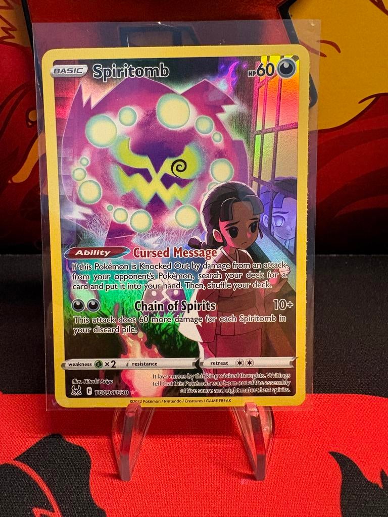 Spiritomb TG09/TG30 Pokémon Kaart, Ophalen of Verzenden, Zo goed als nieuw