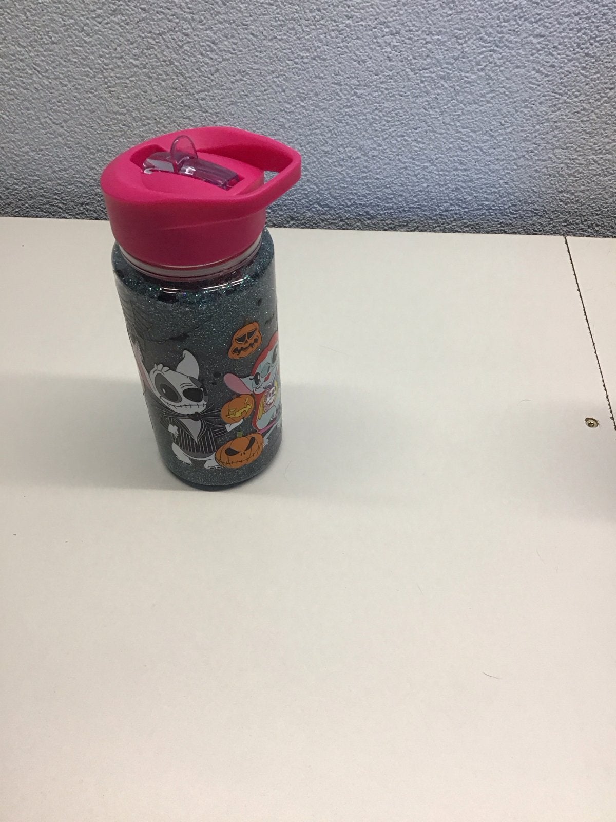 Leuke waterfles met Halloween Stitch en Jack Skellington, Verzenden, Nieuw