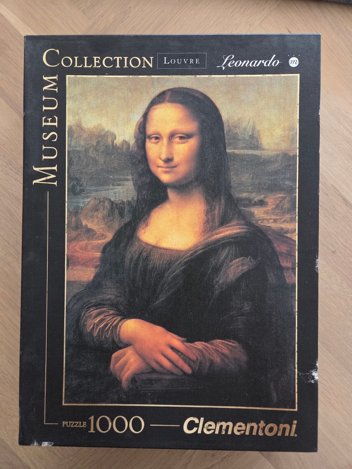 Mona Lisa Legpuzzel 1000 stukjes - Louvre Collection, Ophalen of Verzenden, 500 t/m 1500 stukjes, Gebruikt