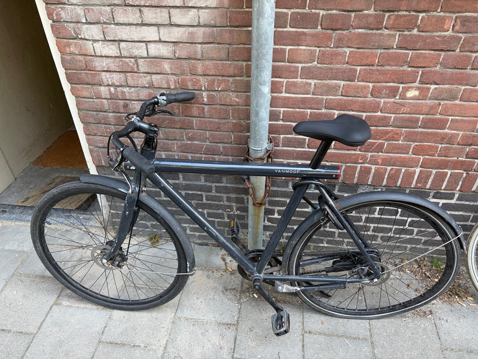 VanMoof fiets - achterwiel stuk, Fietsen en Brommers, Fietsen | Heren | Herenfietsen, Gebruikt, Versnellingen, Schijfrem, Ophalen