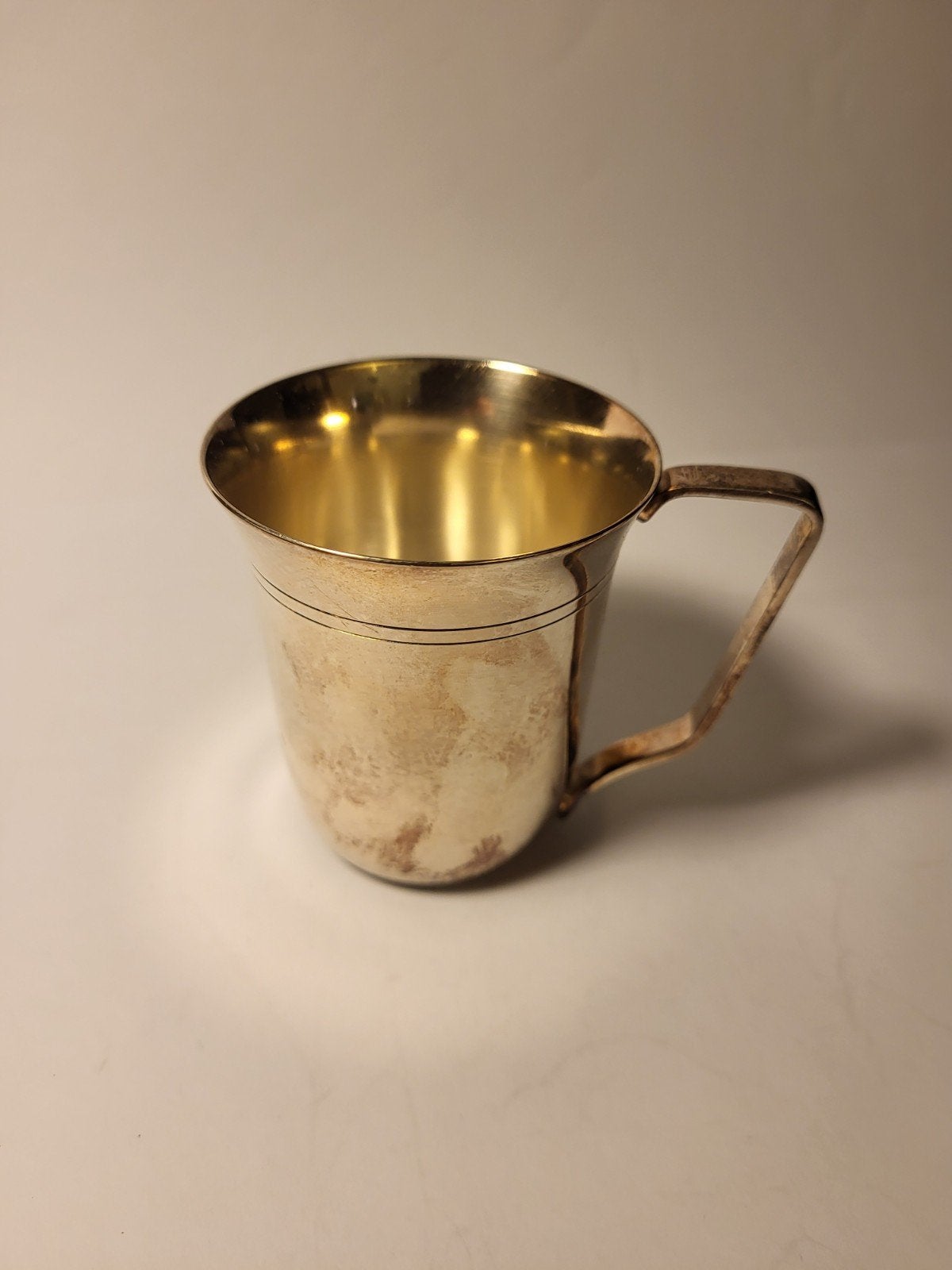 SOLA  Kinderbeker verzilverd 90, Overige materialen, Overige typen, Vintage, Ophalen of Verzenden