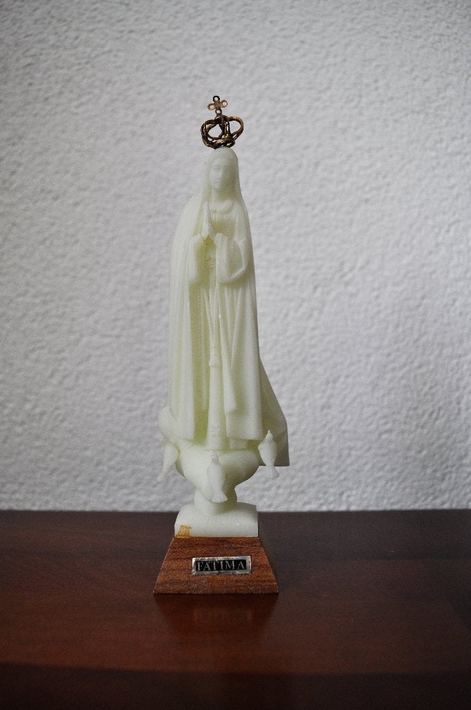 Beeldje Fatima Kunststof 19 cm, Ophalen of Verzenden, Gebruikt, Beeld(je)