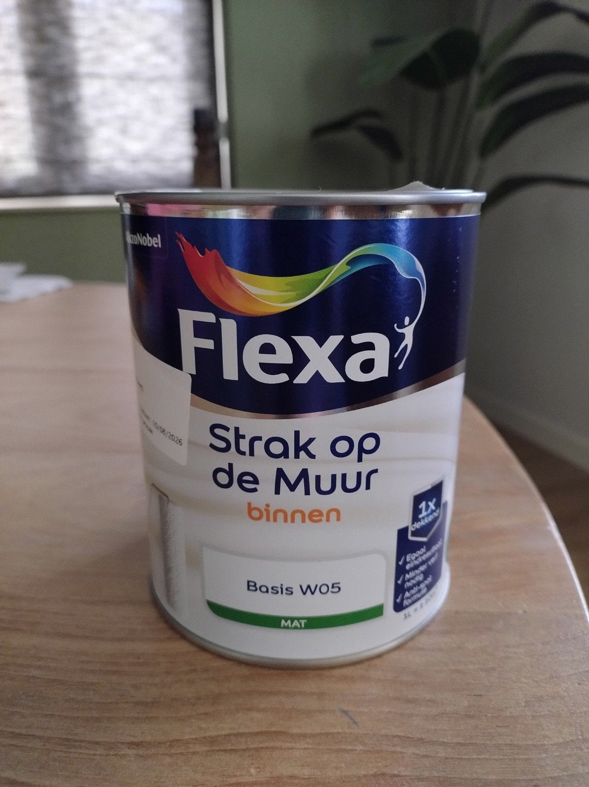 Flexa strak op de muur verf groen 'juist', Ophalen, Nieuw, Verf, Minder dan 5 liter