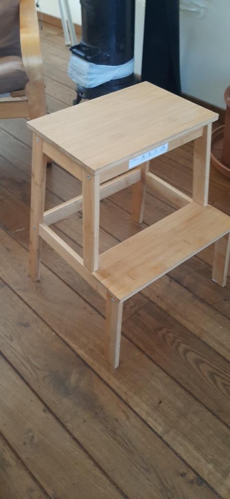 Bamboo step stool, Ophalen, Gebruikt, Hout