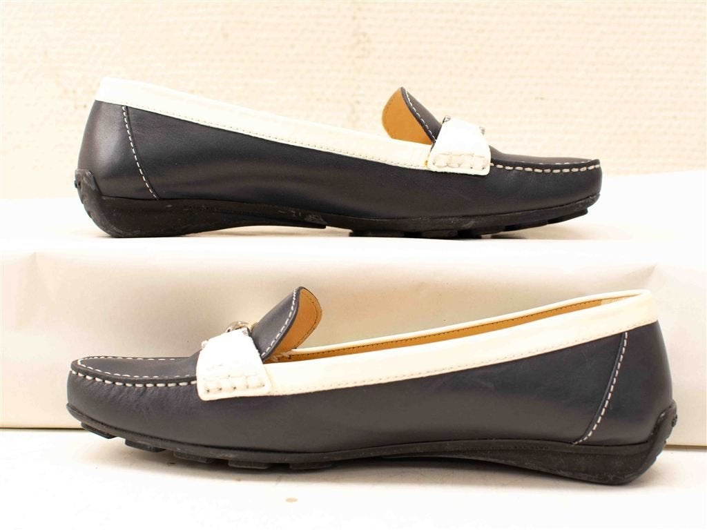 Geox leren dames schoenen 37639, Ophalen of Verzenden, Gedragen, Zwart, Sneakers of Gympen