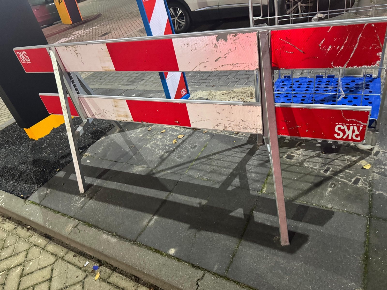 Aluminium Schrikhek 2,5 meter (2x op voorraad), Doe-het-zelf en Verbouw, Steigers, Ophalen of Verzenden, Gebruikt, Overige typen