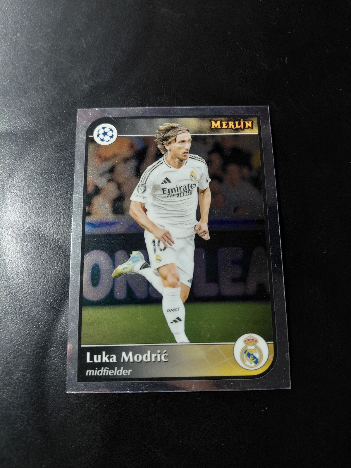 Luka modric (real madrid) topps merlin chrome, Ophalen of Verzenden, Nieuw, Buitenlandse clubs, Spelerskaart