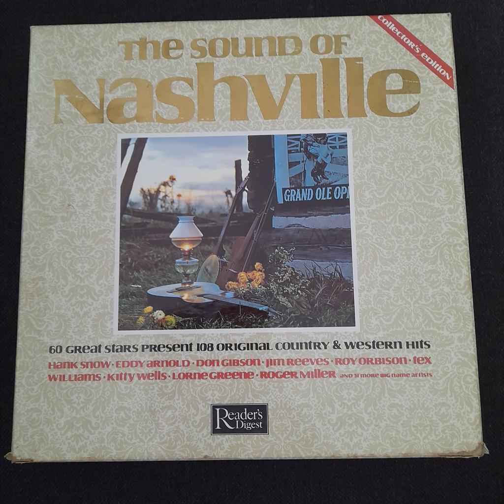 The Sound of Nashville - country elpee box, Complilatie, Ophalen of Verzenden, Gebruikt, 10 inch