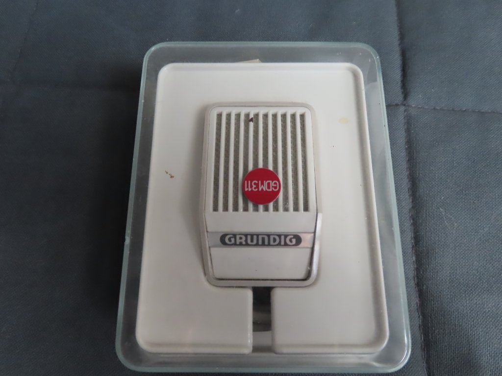 Microfoon van Grundig compleet, Ophalen of Verzenden, Zo goed als nieuw, Overige typen