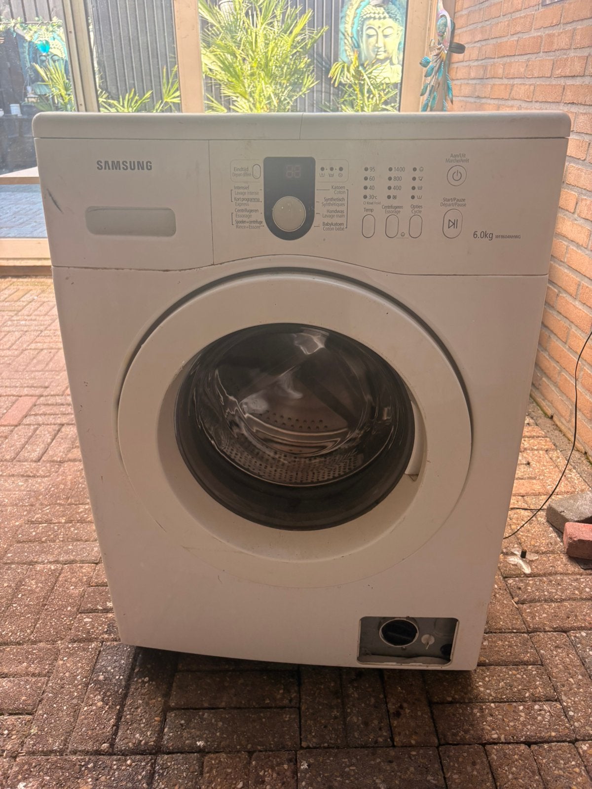 Samsung wasmachine, Ophalen, Zo goed als nieuw, 85 tot 90 cm, 1200 tot 1600 toeren