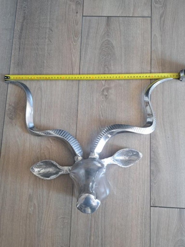 Zgan roestvrijstaal gewei te koop, Huis en Inrichting, Ophalen of Verzenden, Zo goed als nieuw