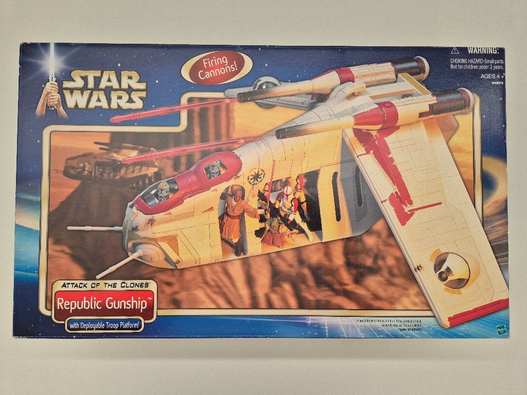 Star Wars Saga 02 Republic Gunship with Firing Cannons, Verzamelen, Star Wars, Ophalen of Verzenden, Nieuw, Actiefiguurtje