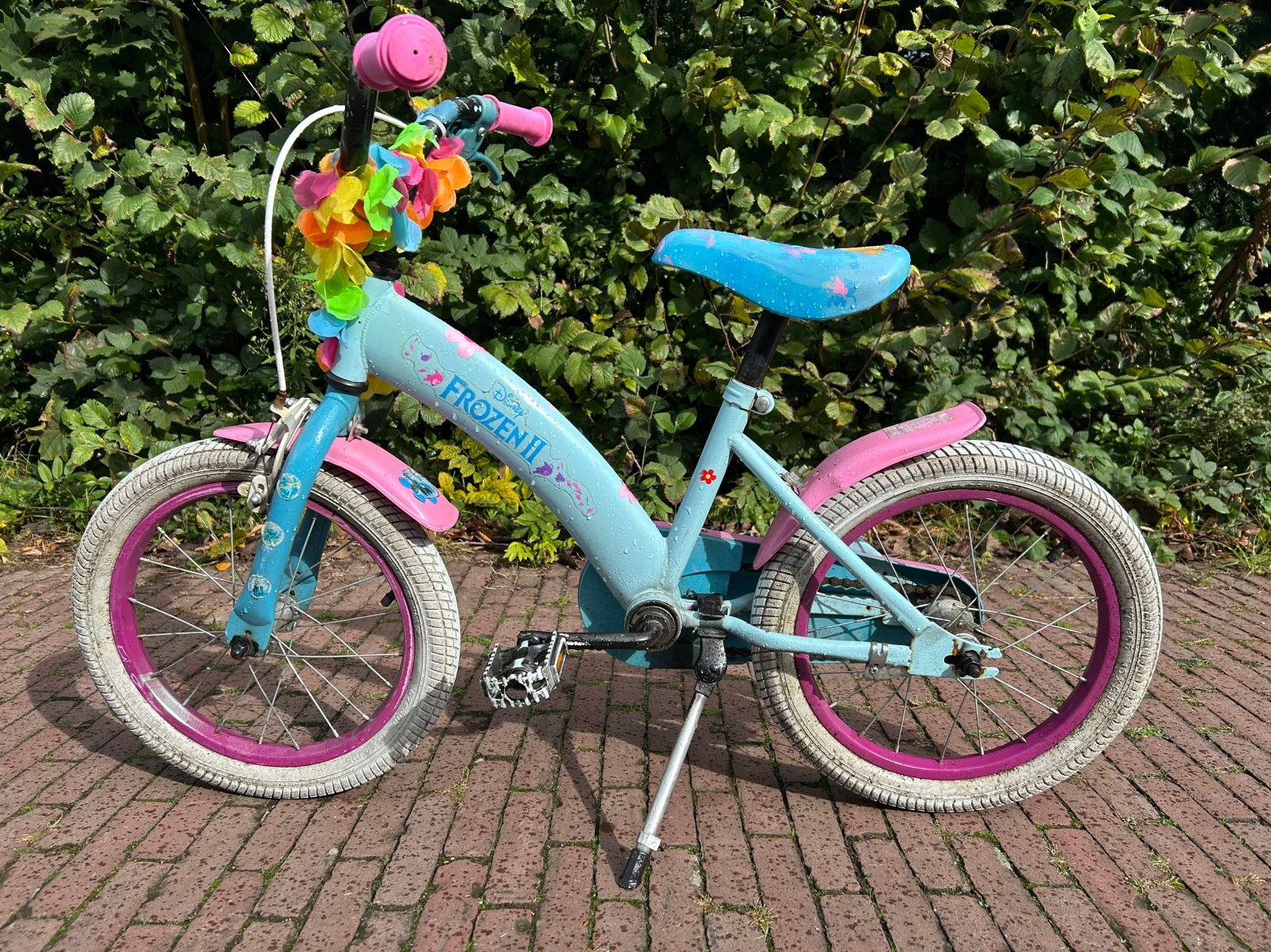 Frozen fiets 16”, Fietsen en Brommers, Ophalen, Terugtraprem, Gebruikt, Versnellingen