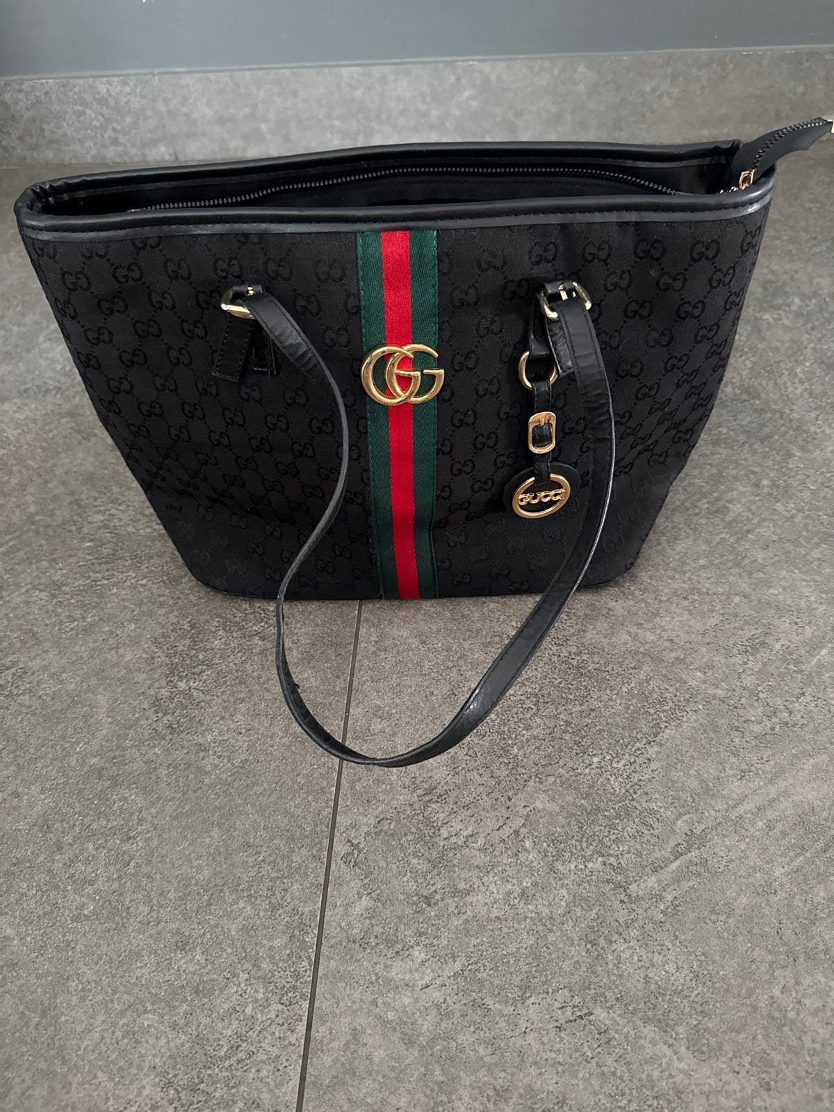 Gucci tas zwart, Ophalen of Verzenden, Gebruikt, Zwart, Handtas