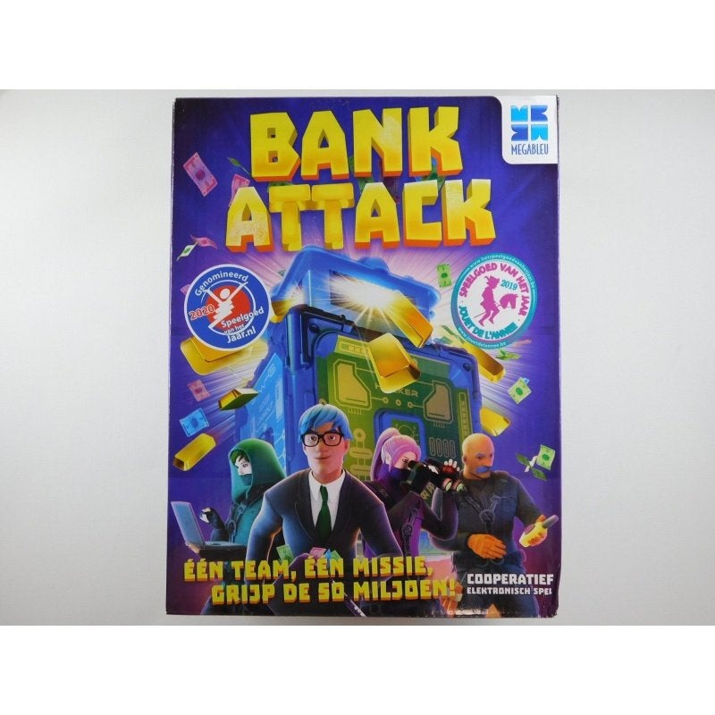 Bank Attack, Hobby en Vrije tijd, Gezelschapsspellen | Bordspellen, Megableu, Nieuw, Ophalen of Verzenden, Een of twee spelers