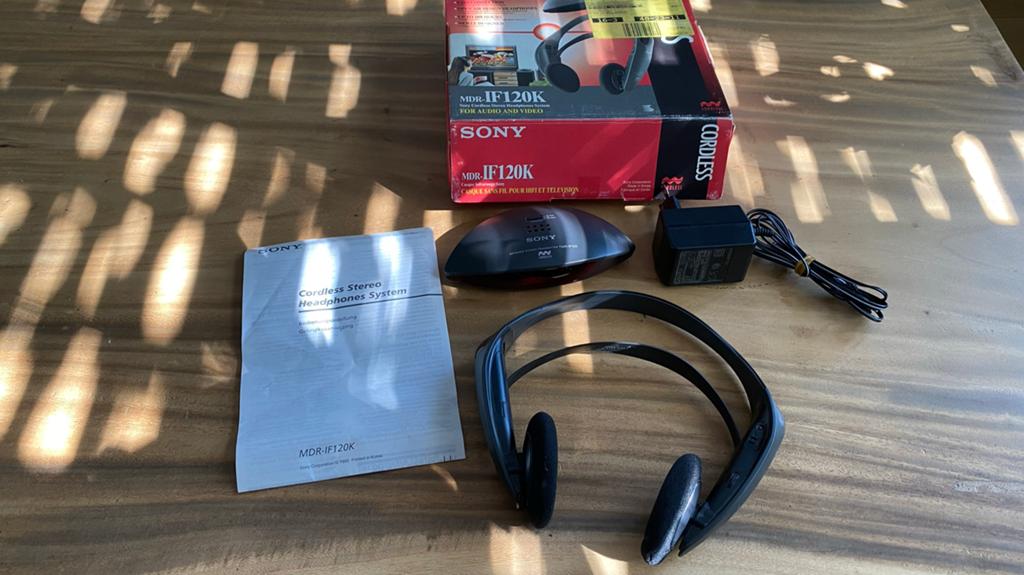 Sony draadloze koptelefoon, compleet in doos., Ophalen of Verzenden, Gebruikt, Sony, Draadloos