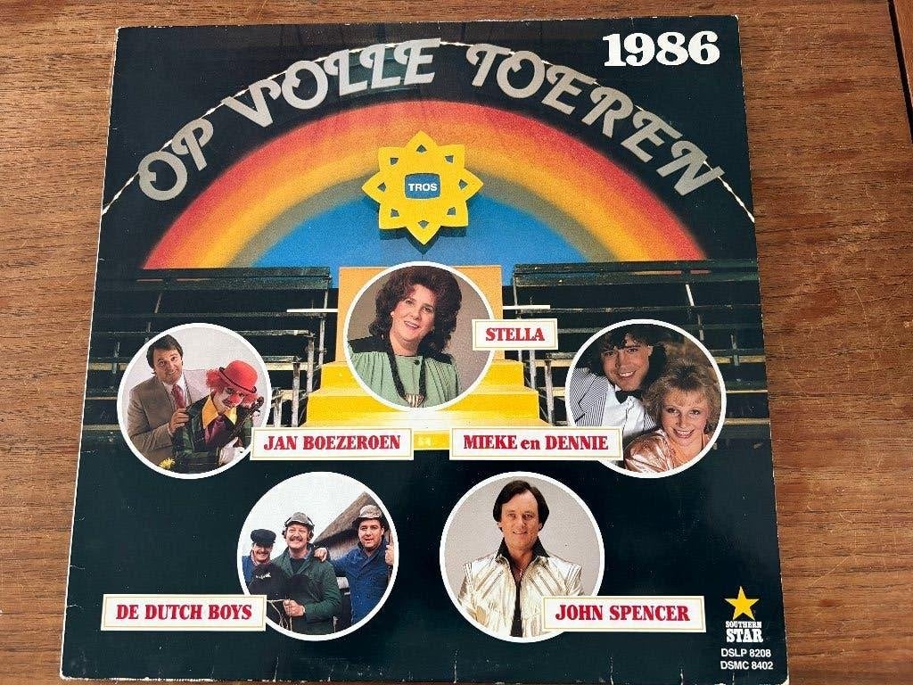 LP Op volle toeren 1986, LP, Gebruikt, Ophalen of Verzenden, Levenslied of Smartlap