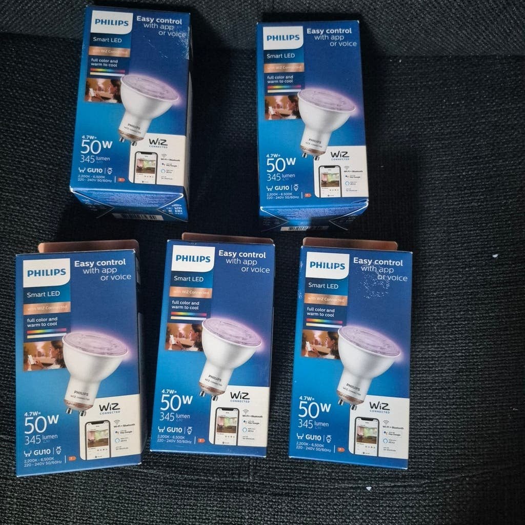 5x Philips GU10 Smart LED lamp - (Nieuw), Ophalen of Verzenden, Nieuw