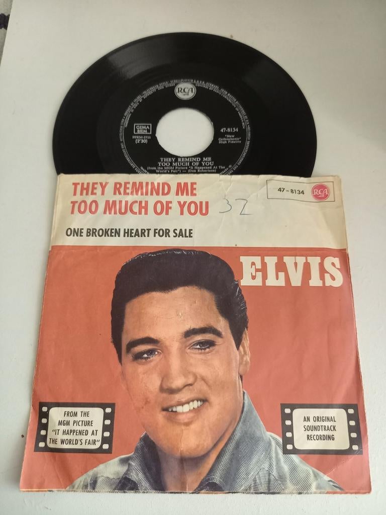 Elvis Presley  - One broken heart for sale, Cd's en Dvd's, Vinyl Singles, Ophalen of Verzenden, Zo goed als nieuw, Pop
