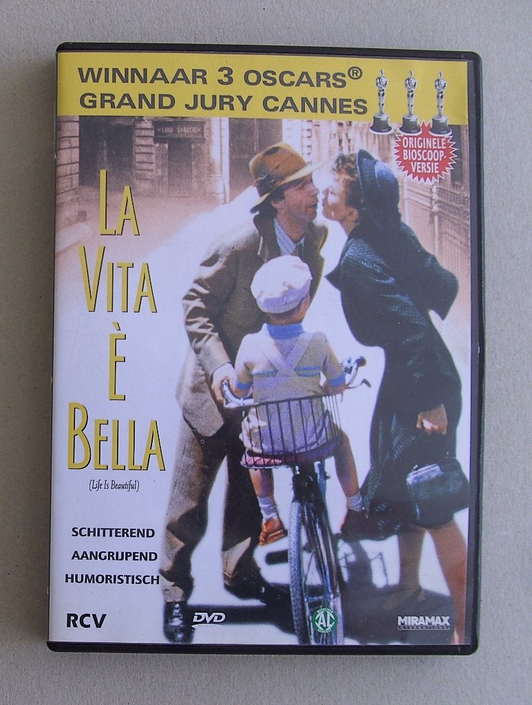 DVD  La Vita é Bella, Drama, Alle leeftijden, Zo goed als nieuw, Italië
