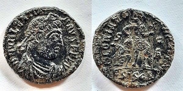 Romeinse munt Valentinianus I  Sear 4102 MS, Verzenden, Overige landen