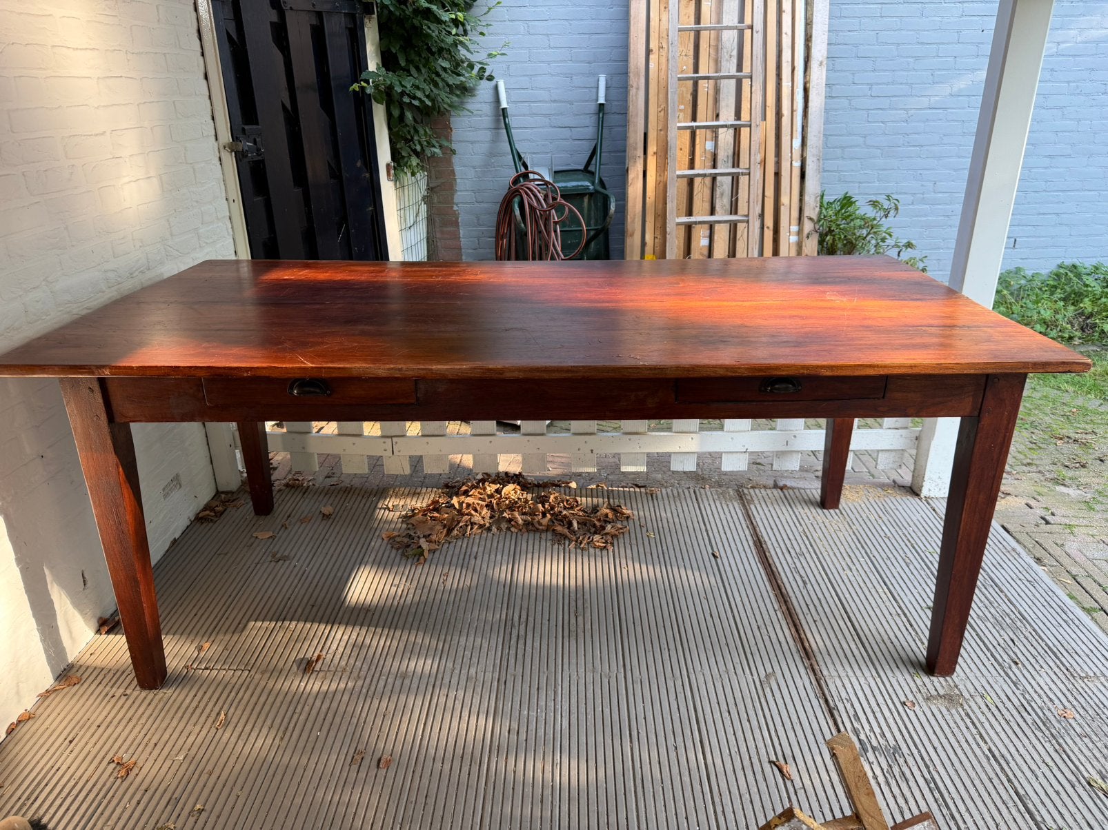 Eikenhouten tafel, Antiek en Kunst, Ophalen