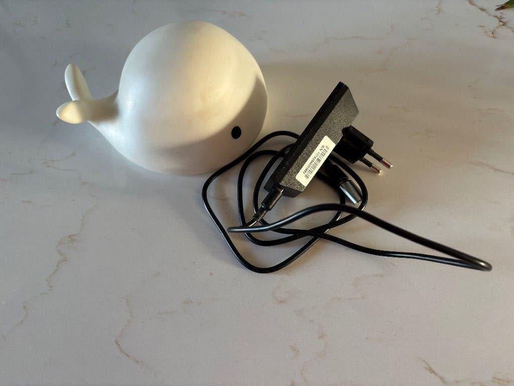 Nachtlamp Walvis, Ophalen of Verzenden, Nachtlamp, Oplaadbaar