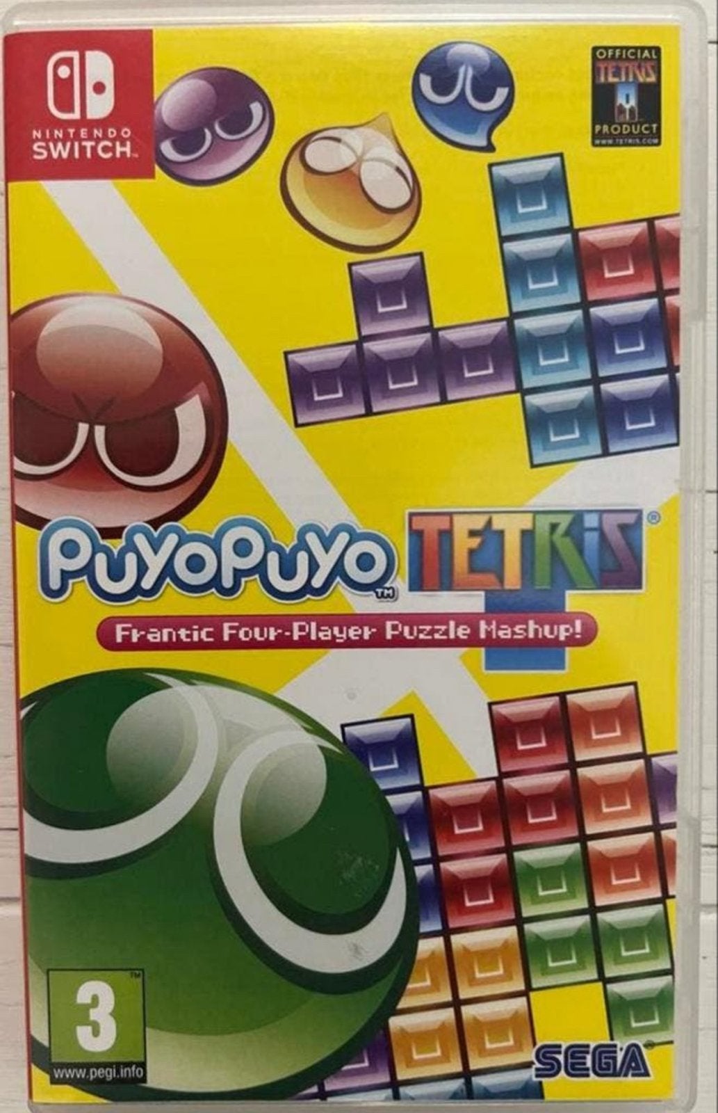 Puyo Puyo Tetris Nintendo Switch - Frantic Puzzle Mashup, Ophalen of Verzenden, Zo goed als nieuw, Switch Original, Met games