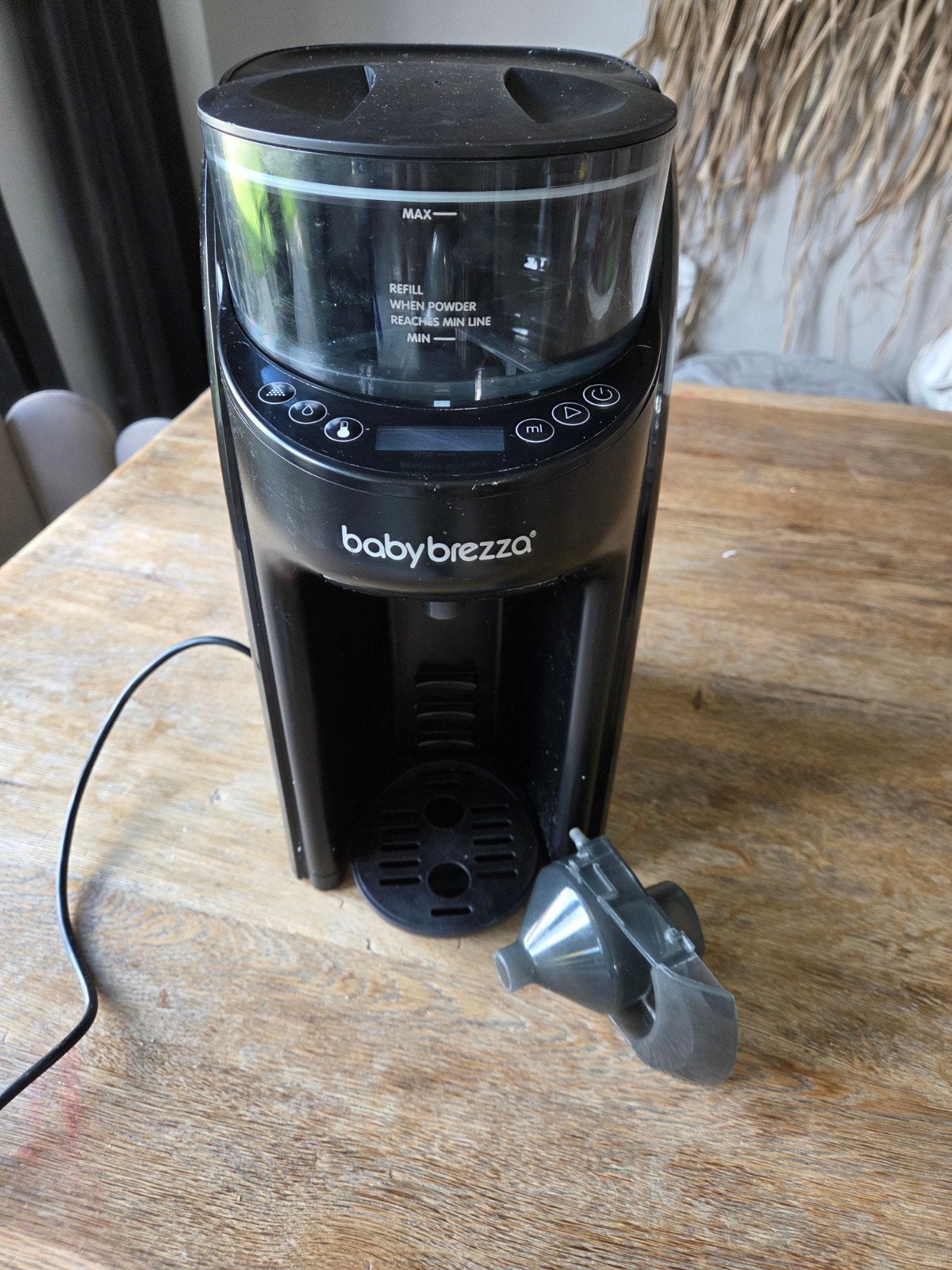Baby Brezza Formula Pro Advanced - Zwart met 2 trechters, Zo goed als nieuw, Flessenmaker, Baby Brezza, Ophalen