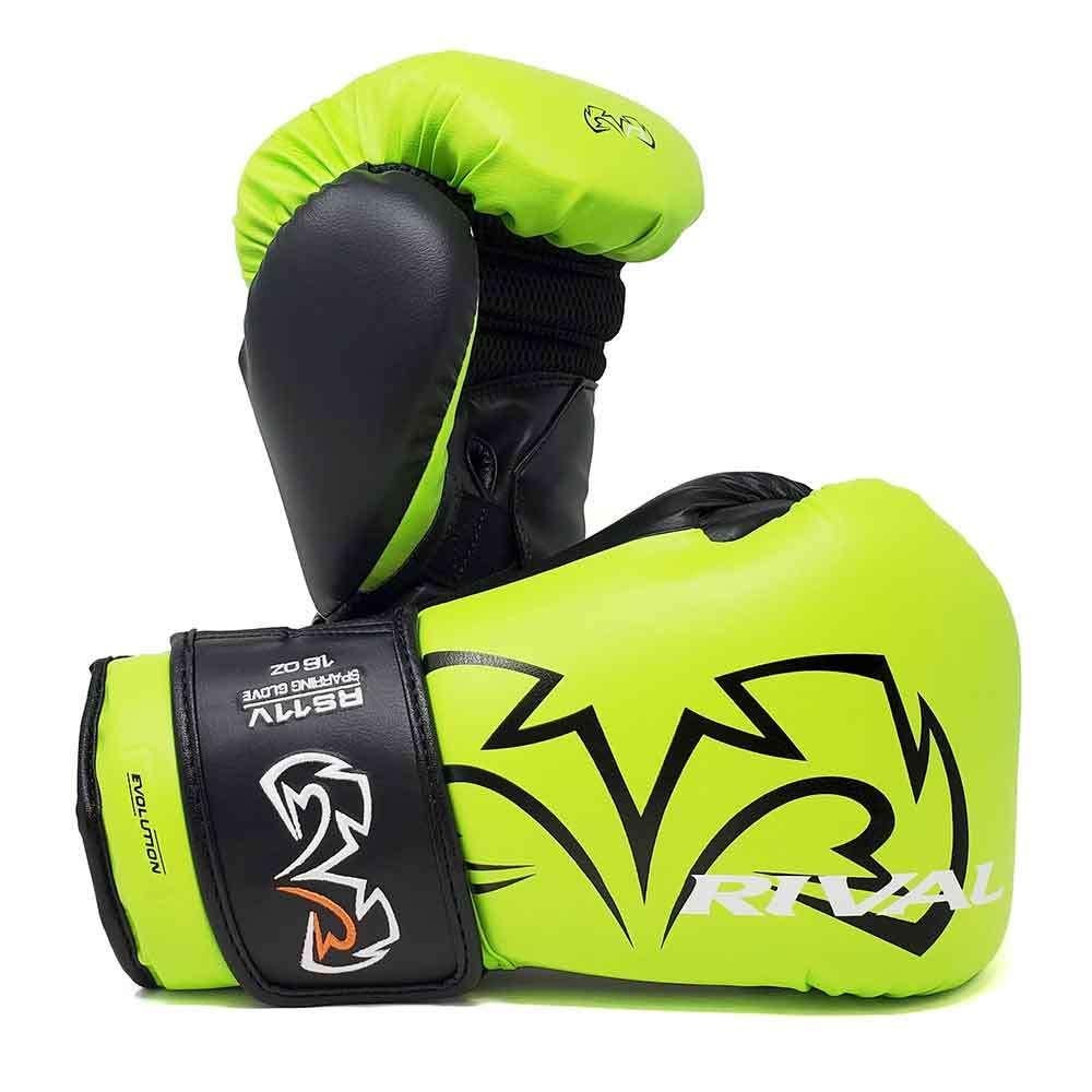 Bokshandschoenen Rival Evolution RS11V Sparring Lime, Ophalen of Verzenden, Nieuw, Bokshandschoenen