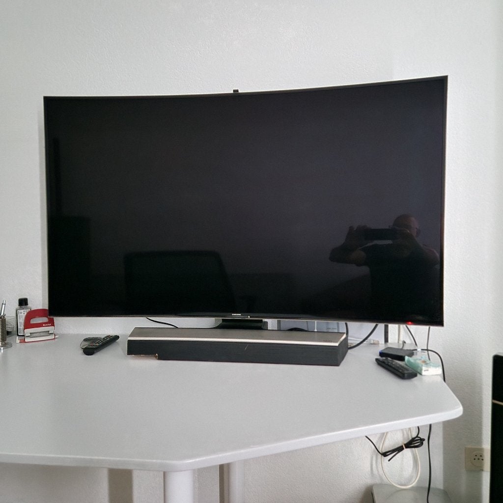 Curved Samsung TV, Ophalen, LED, Zo goed als nieuw, 100 Hz