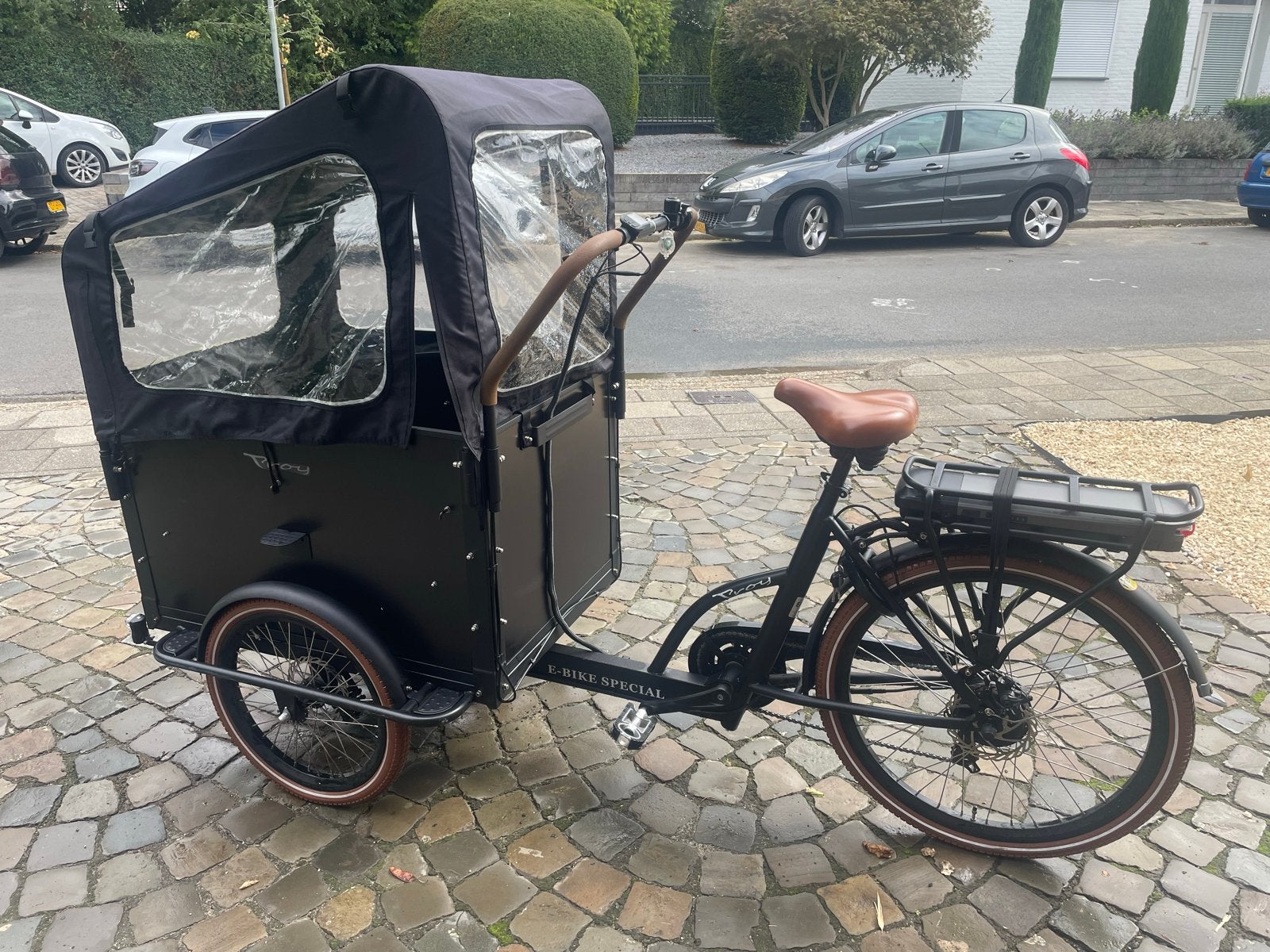 Bakfiets Vogue Troy - Elektrisch, weinig gebruikt, Ophalen, Gebruikt, Overige merken, Elektrisch