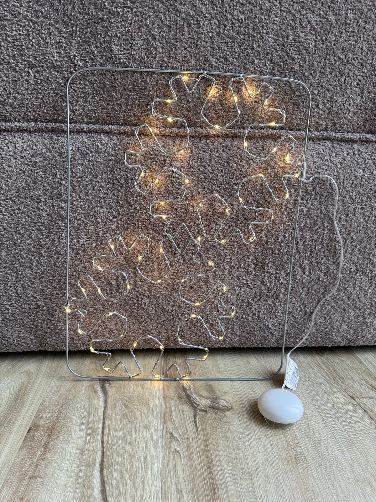Leuke sneeuwvlok raamverlichting met zuignap, Ophalen of Verzenden