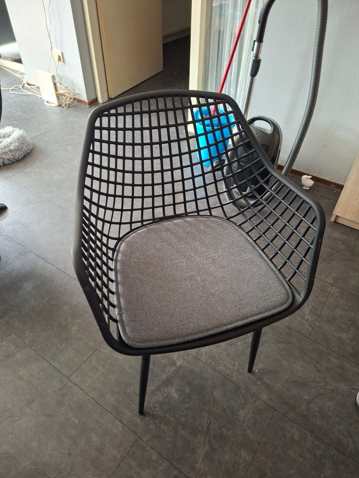 Mooie Leen Bakker Webbing kuipstoelen, Huis en Inrichting, Stof, Gebruikt, Zwart, Ophalen of Verzenden