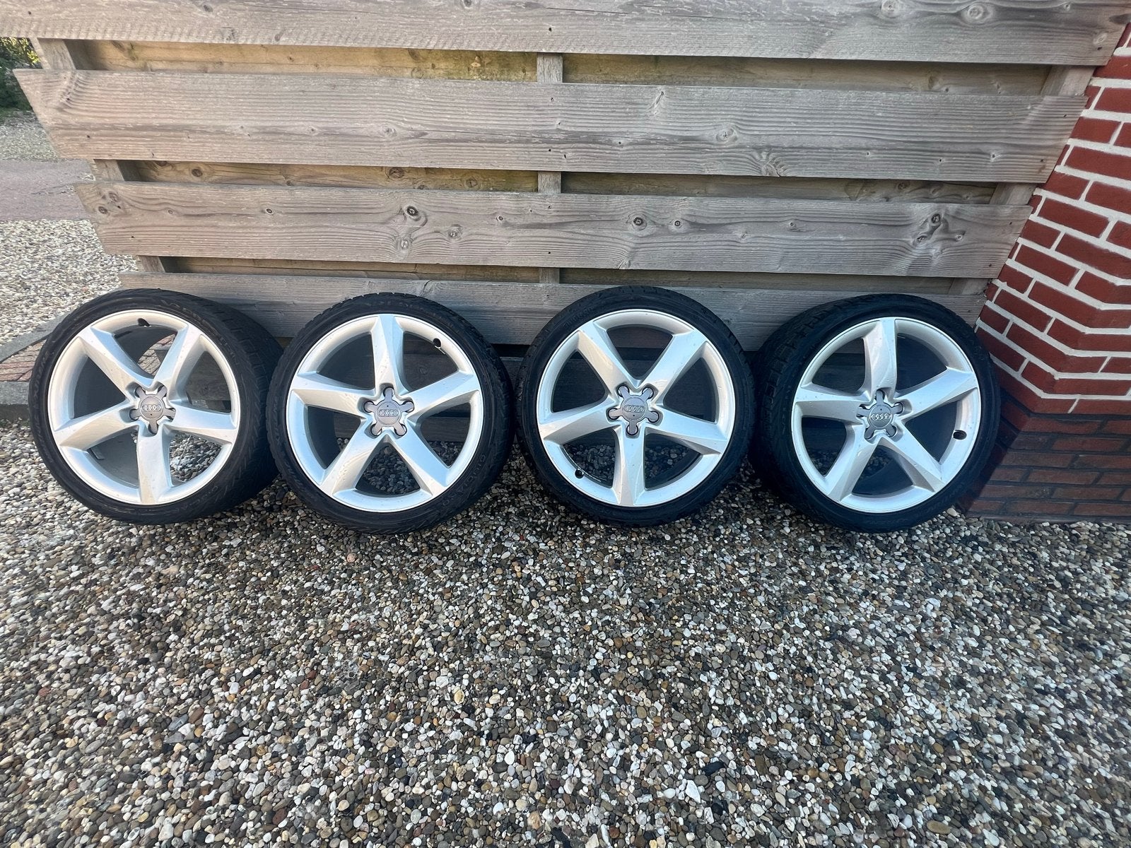 Audi 19 inch velgen met Vredestein winter banden., Banden en Velgen, Winterbanden, Personenwagen, Ophalen