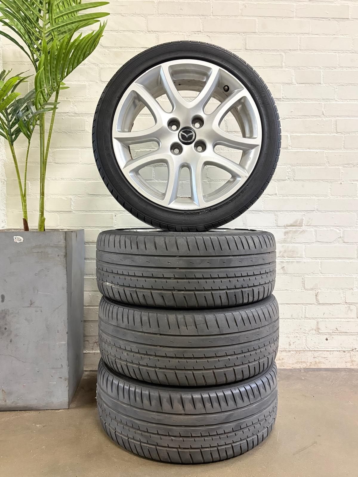 Originele Mazda 2 GT-M velgenset + Hankook Zomerbanden, Auto-onderdelen, Ophalen, Gebruikt, -, -