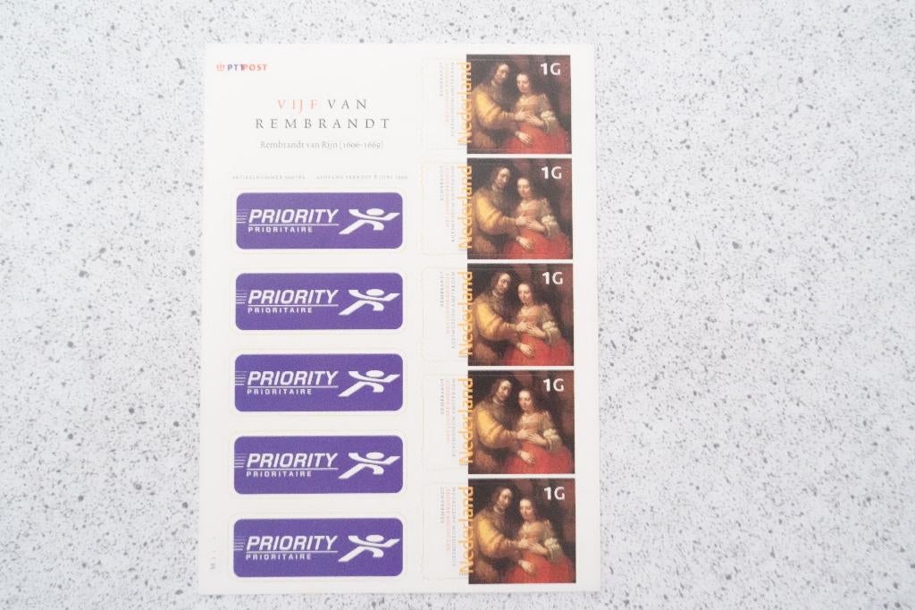 Priority zegels, Ophalen, Na 1940, Postfris