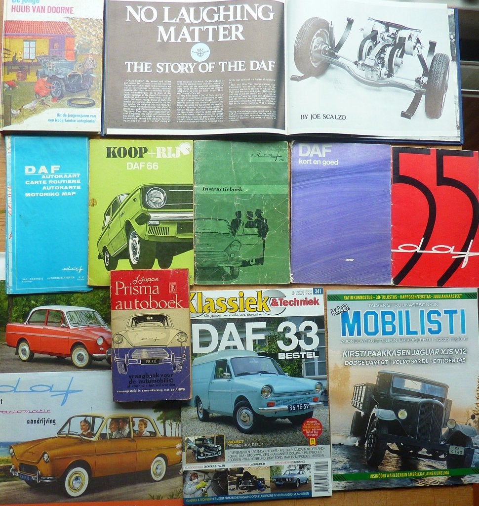 DAF verzameling documentatie  , Ophalen of Verzenden, Gelezen, Overige merken, Diverse auteurs