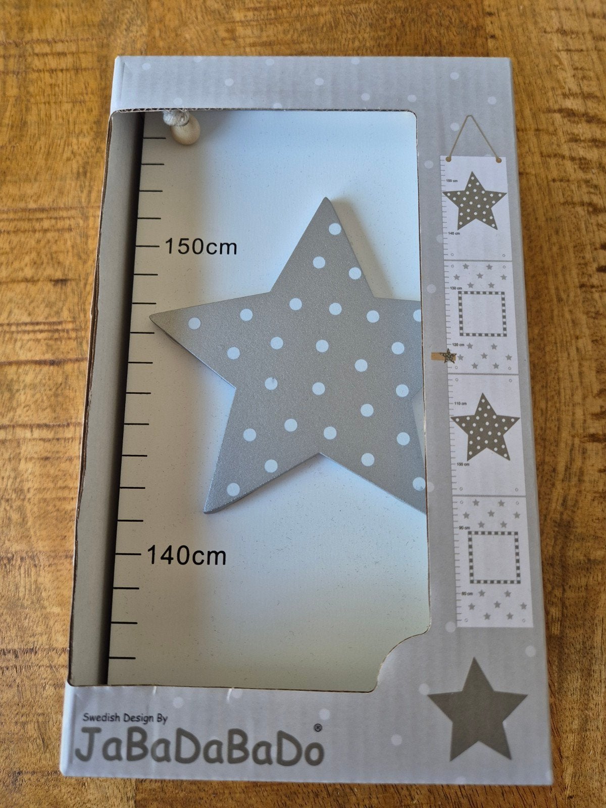 Nieuwe Jabadabado Groeimeter met Fotolijstjes, Ophalen of Verzenden, Nieuw