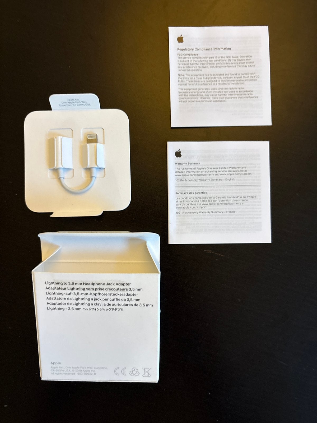 Apple Lightning naar 3,5 mm koptelefoonaansluiting adapter, Ophalen of Verzenden, Nieuw, Snoer of kabel, Apple