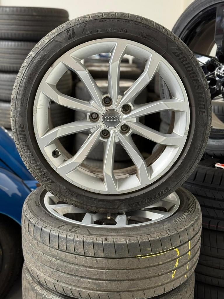 18 inch Audi A4 S-line velgen wielen banden, Auto-onderdelen, Banden en Velgen, 18 inch, Banden en Velgen, Ophalen of Verzenden