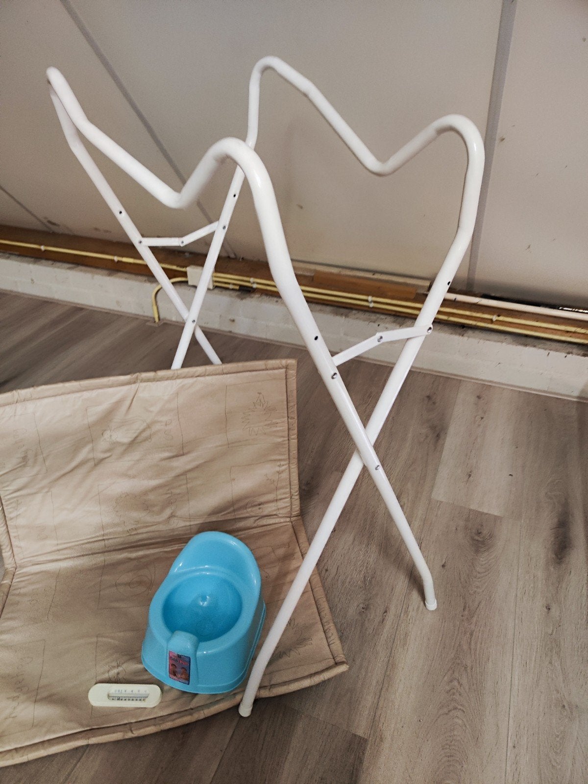 Baby badje, standaard, potje en speelmat, Ophalen of Verzenden, Gebruikt, Overige typen, Prenatal