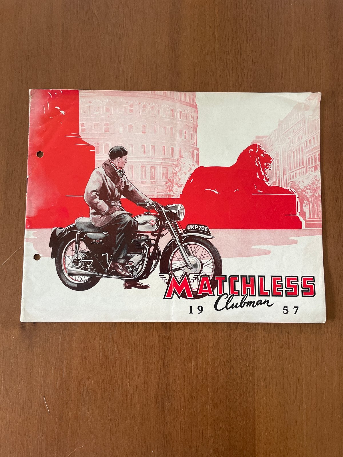 Matchless Clubman 1957 Motorfiets Brochure, Ophalen of Verzenden, Overige merken