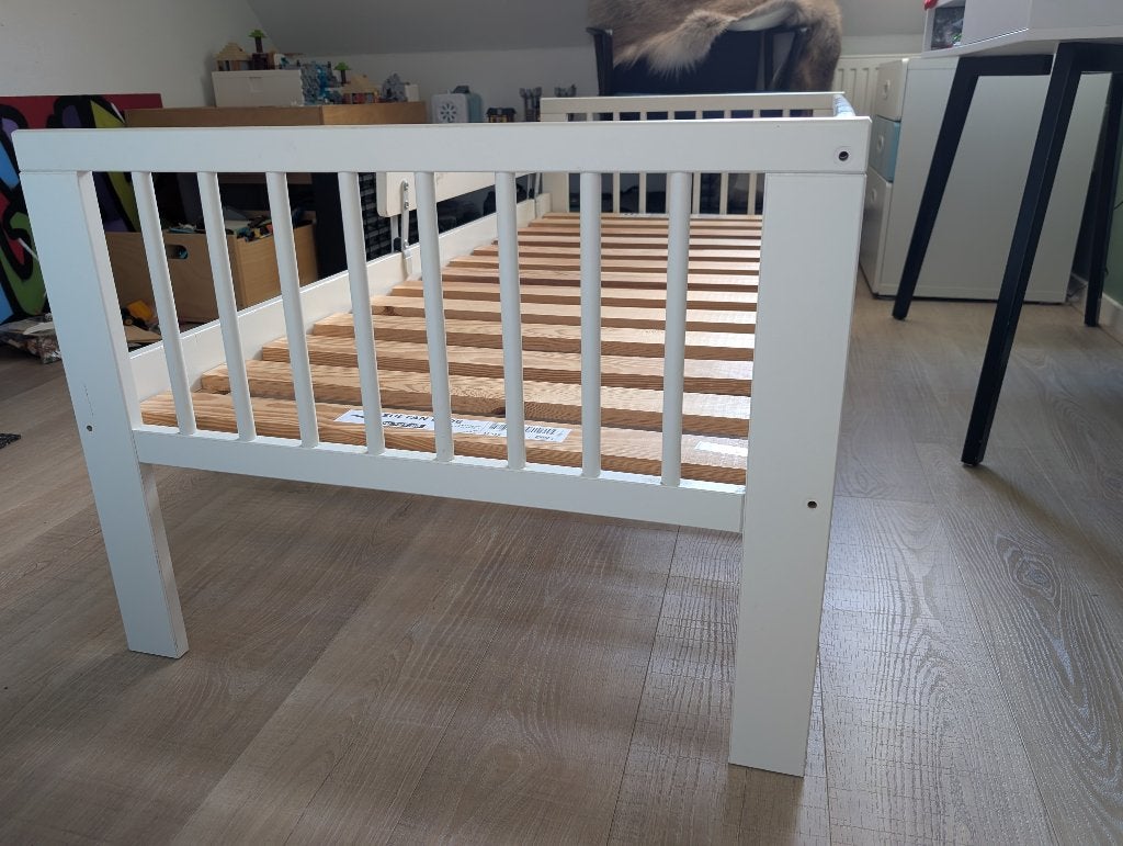 Peuterbed, Ophalen, Gebruikt, 70 tot 85 cm, 140 tot 160 cm
