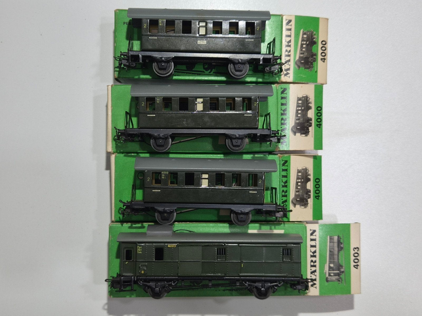 marklin wagonset 4000 en 4003, Ophalen of Verzenden, Wisselstroom, Märklin