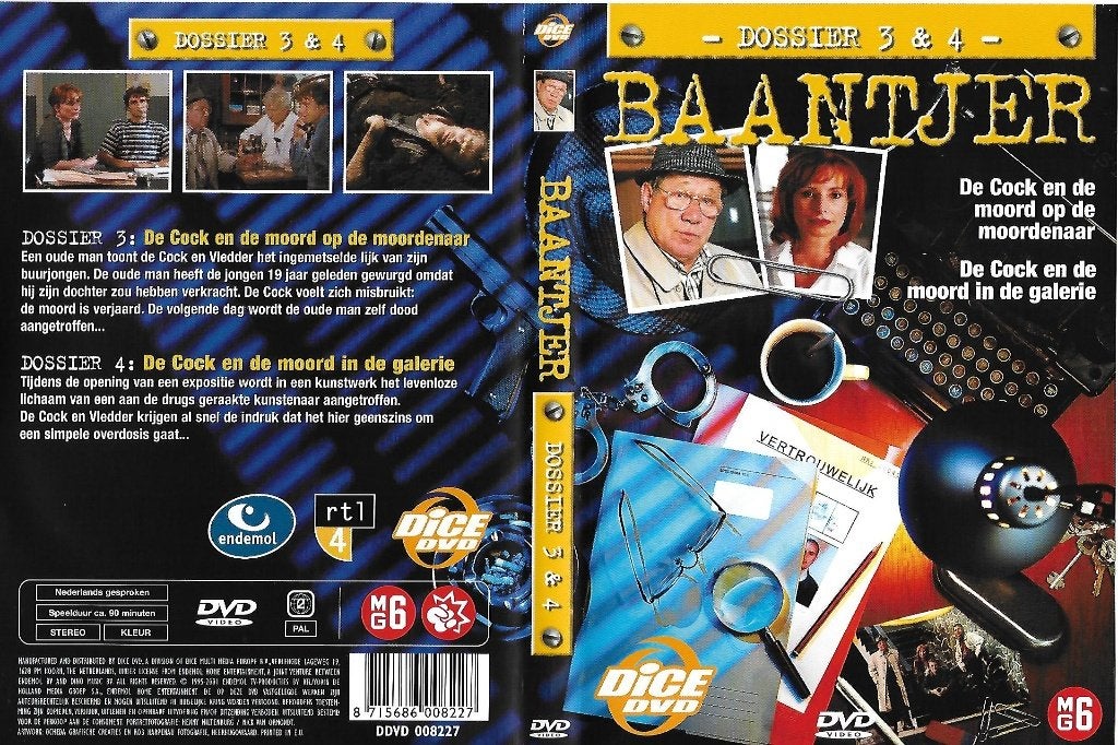 Baantjer dossier 3 & 4, Vanaf 6 jaar, Ophalen of Verzenden, Zo goed als nieuw, Komedie