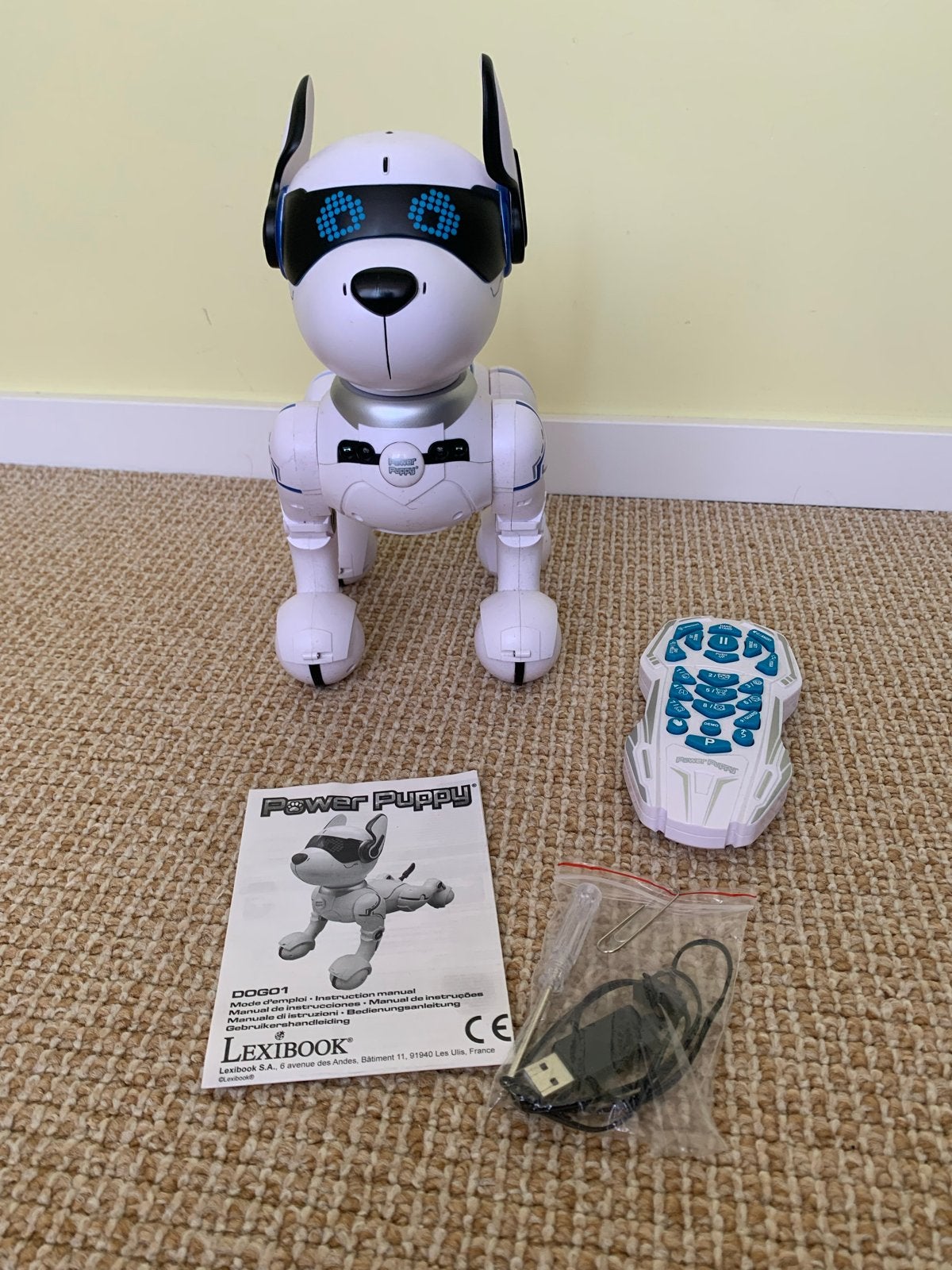 Lexibook Power Puppy: Interactieve robot hond met stembedien, Ophalen of Verzenden, Zo goed als nieuw, Jongen of Meisje